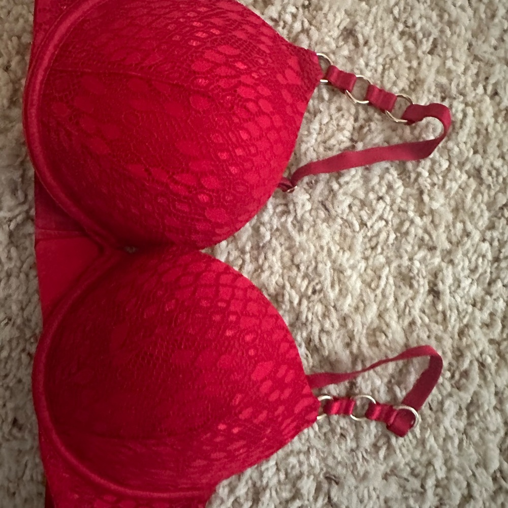 Victoria's Secret Scarlet Lace Bra